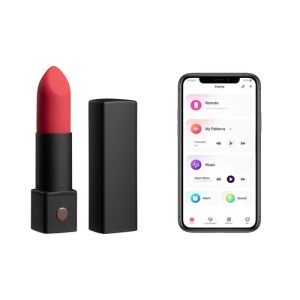 Lovense Bluetooth Exomoon Lipstick Vibrator