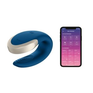 Satisfyer Double Love App Enabled Couples Massager with Remote Control