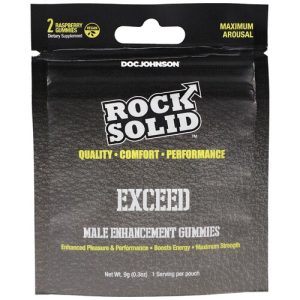Rock Solid Exceed Male Enhancement Gummies 2-pack