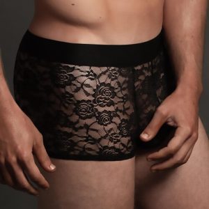 Mens Lace Boxer