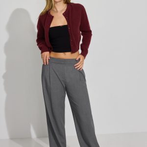 Low Rise Relaxed Trousers